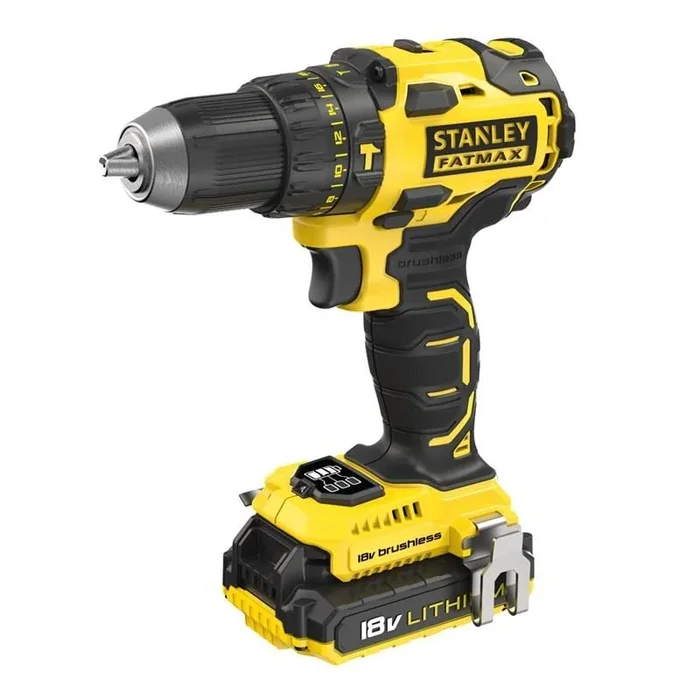 Stanley FMC627D2-QW – Taladro atornillador de impacto (18 V, 1/2 pulgadas), Sin cargador, Incluye maletín