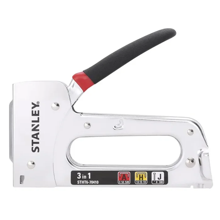 Stanley STHT6-70410 – Grapadora 3 en 1, para grapa A, H y clavo