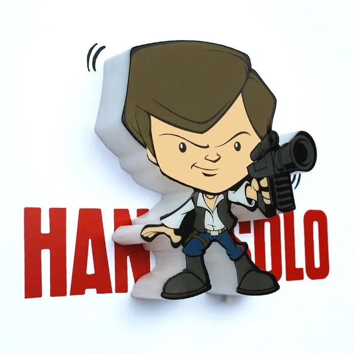 Star wars – Lámpara Decorativa Pared 3D Mini han Solo – sinopsis y Precio
