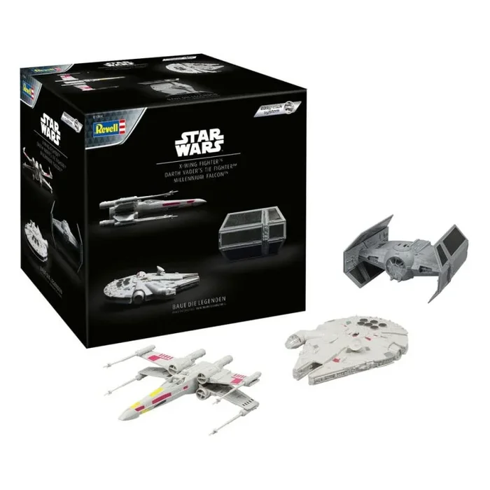 Star wars calendario de adviento millennium falcon, x-wing fighter, darth vader’s tie fighter