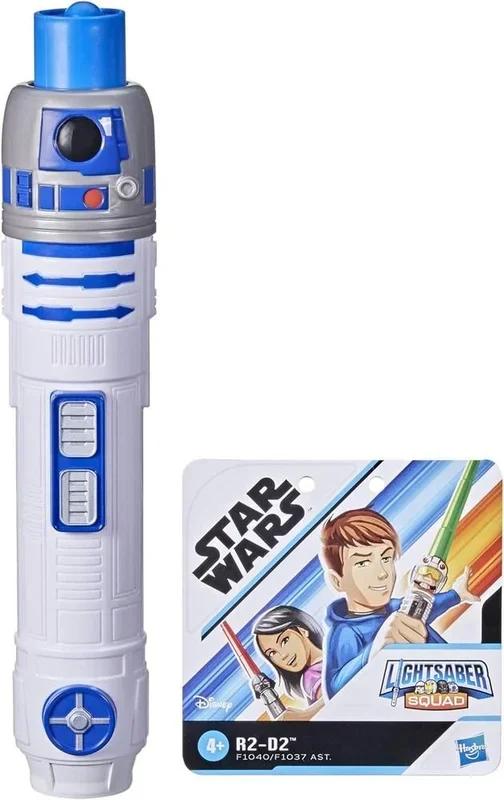Star Wars Lightsaber Squad, Sable de luz Azul Extensible de R2-D2, Juguetes Infantiles para Juego de rol, A Partir de 4 años