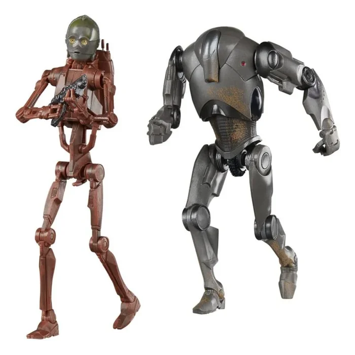 Star Wars The Black Series C-3PO con cuerpo de droide de batalla B1 y figuras de droide de batalla, 15 cm, El ataque de los clones