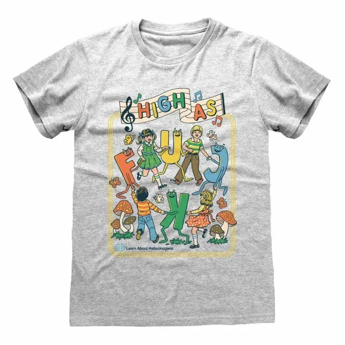 Steven rhodes – hi as f (unisex heather grey t-shirt) small