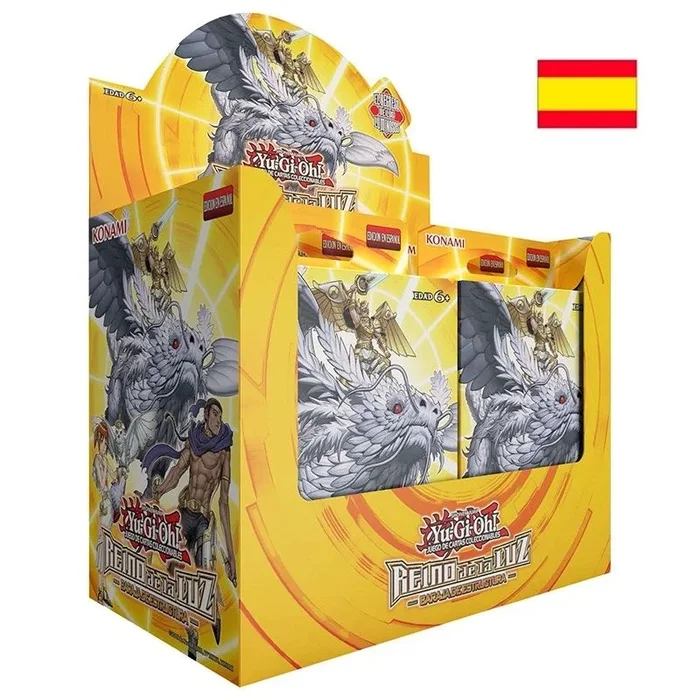 Structure deck realm of light español – display (8 unidades) – yu-gi-oh! – konami