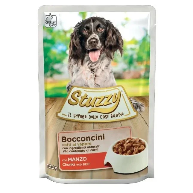 Stuzzy Dog Sobres Manzo Gr 100