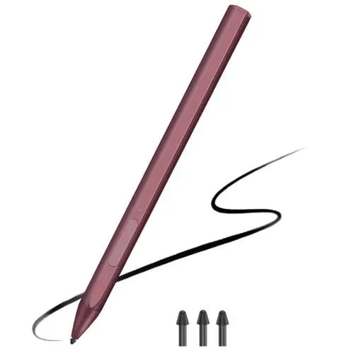 Stylus Touch Pen para Microsoft Surface Pro 7/6/5/4 Prix Go Book (Rojo)