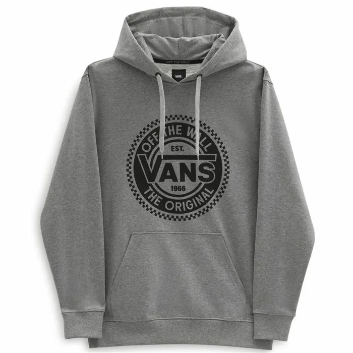 Sudadera con Capucha Hombre Vans Big Chest Lock Up Gris claro XL
