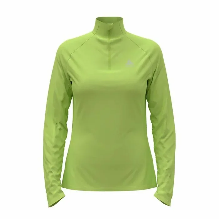 Sudadera sin Capucha Mujer Odlo Mid Layer Essential 1/2 Verde XS
