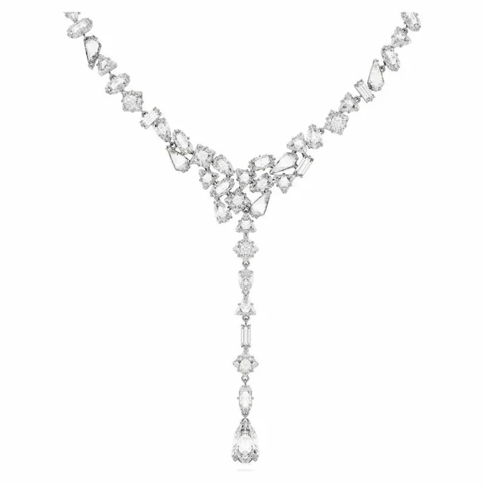 SWAROVSKI Collana a Y Mesmera Taglio Misto, Bianco 5661520