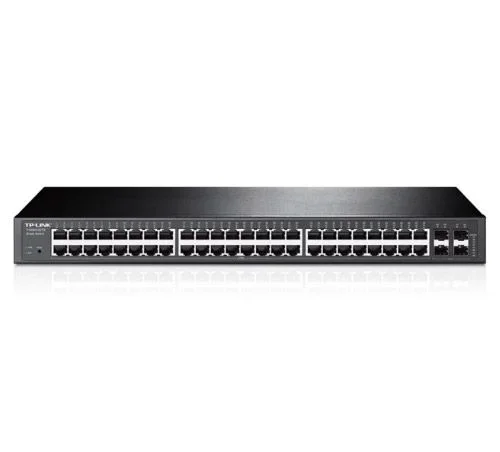 Switch semigestionable tp-link t1600g-52ts 48p giga incluidos 4p combo rack ( tl-sg2452 )