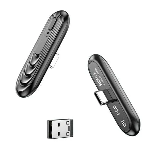T71 Tipo-C Bluetooth 5.0 Adaptador De Audio Transmisor Inalámbrico Para Nintendo Switch Lite / Pc / Computadora Y Teléfono Inteligente