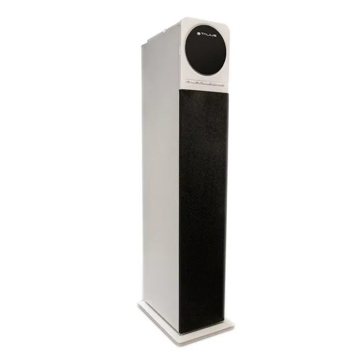 Talius altavoz torre nina 60w con bluetooth, radio fm, usb, sd y mando a distancia white