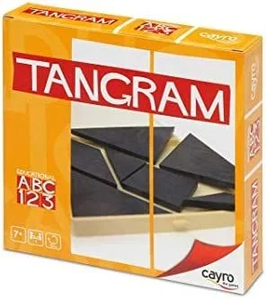 Tangram en caja plástico habilidad+7años