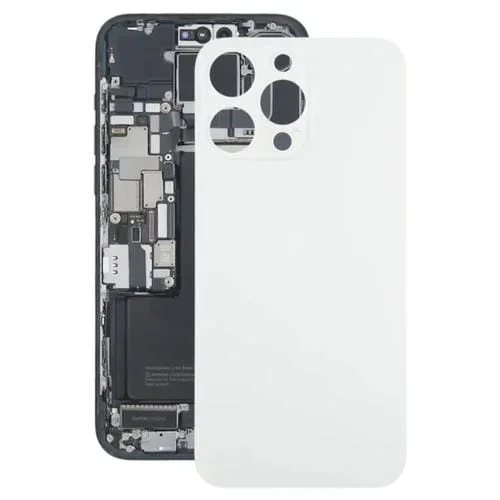 Tapa Trasera de Batería de Vidrio Apple iPhone 15 Pro (Blanco)