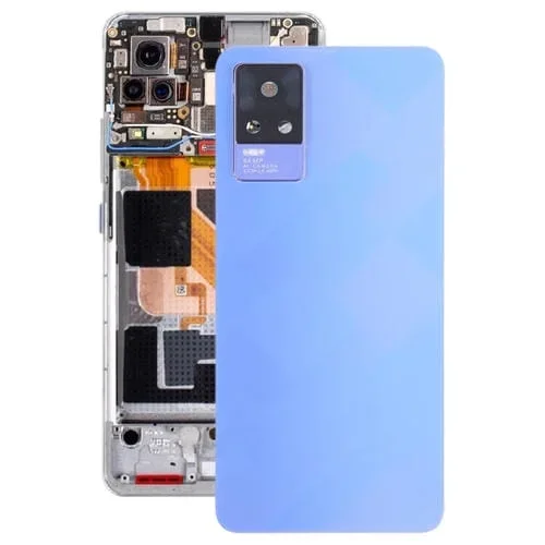 Tapa Trasera de Batería Vivo Y73 V2059 con Tapa de Lente de Cámara (Púrpura)
