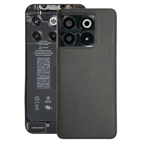 Tapa Trasera de Batería y Tapa de Lente de Cámara OnePlus Ace Pro Pgp110 (Negro)