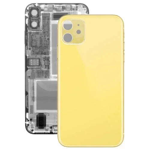 Tapa Trasera Vidrio Batería Apple iPhone 11 (Amarillo)