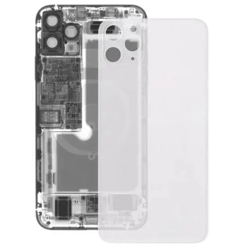 Tapa Trasera Vidrio Transparente Batería Apple iPhone 11 Pro (Transparente)