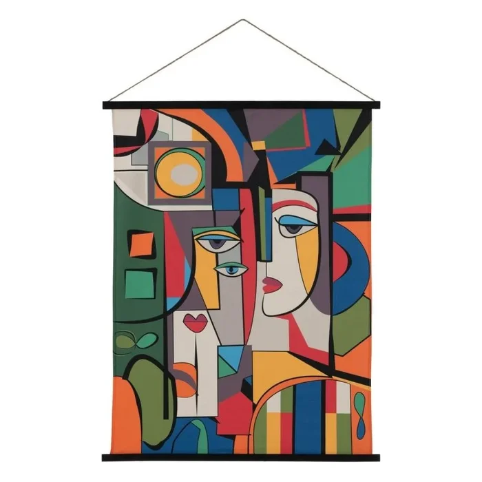Tapiz Multicolor Cáñamo Madera de Abeto Tejido Abstracto 90 x 1,7 x 120 cm – Marca: BigBuy Home – EAN: 8445146115287