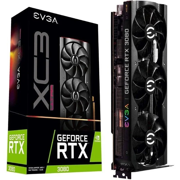Tarjeta gráfica evga geforce rtx 3080 xc3 ultra gaming/ 10gb gddr6x