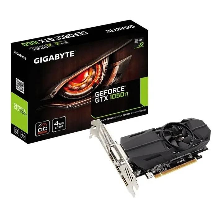 Tarjeta gráfica gigabyte gtx 1050 ti oc 4gl gddr5 lp