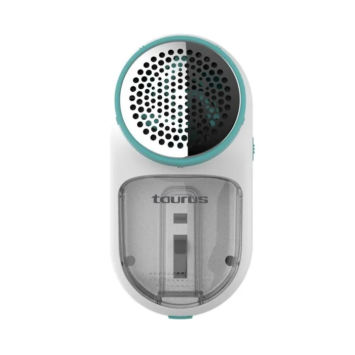 Taurus Perfect Complet Pro – Quita pelusas. 40 min autonomía. Cargador USB y a batería. Depósito extraíble. Apto para todos los tejidos. Ergonómico. Nivel automático de apurado. Batería Ni-Mh 600mA