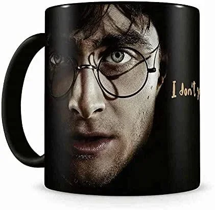 Taza Harry Potter Frase Negro
