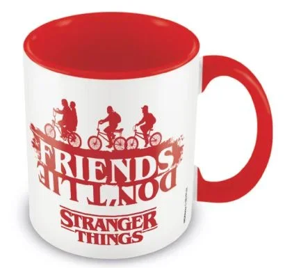 Taza stranger things friends don’t lie color interno