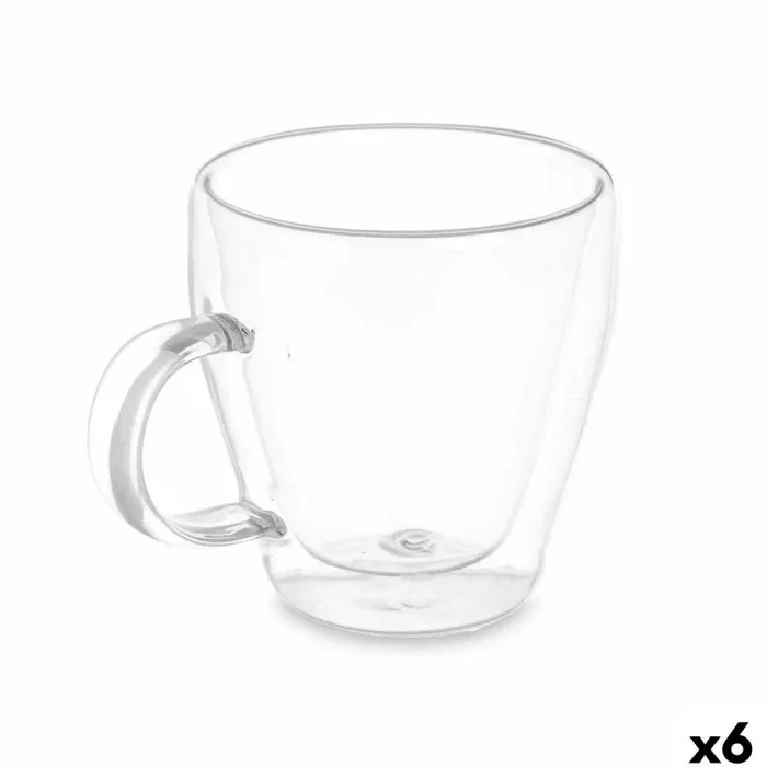 Taza vivalto oct-dg2324 transparente 270 ml (6 unidades)
