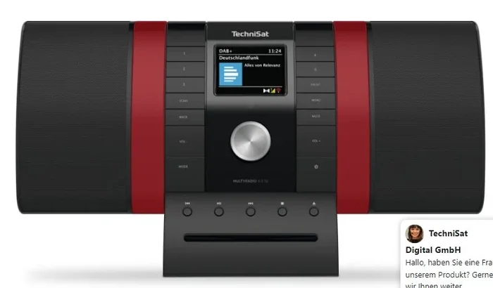 Technisat Multyradio 4.0 SE negro/rojo