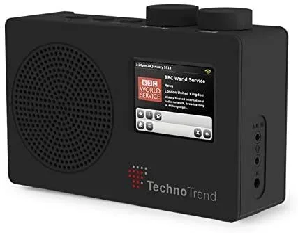 TechnoTrend – Radio portátil Dab/Dab+/FM con Pantalla a Color.