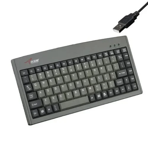 Teclado con cable Little Kangaroo DS-3000 de 88 teclas con anillo magnético para portátil, industrial, de oficina. Especificaciones: USB.