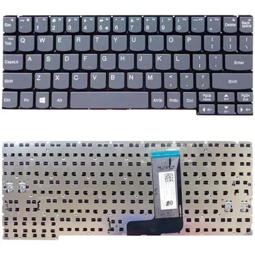 Teclado Lenovo Ideapad D330 D335 D330-10IGM Versión USA (Gris)
