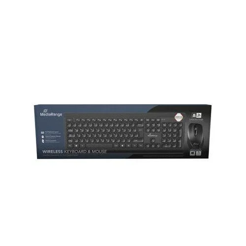 Teclado + raton wireless mediarange mros104 es