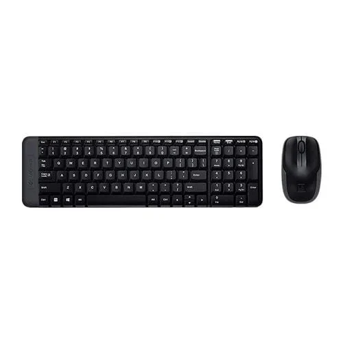 Teclado y Mouse Inalámbricos Logitech MK220