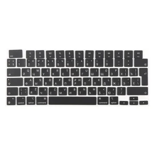 Teclas Grandes Apple MacBook A2442, A2485, A2779, A2780, A2991, A2992, A2918 (Versión Británica) Idioma Ruso