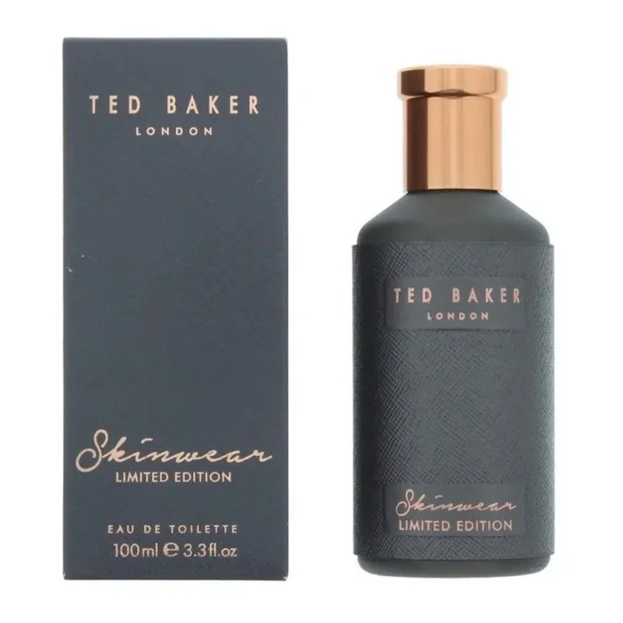 Ted Baker Skinware Edición Limitada EDT con notas de salida picantes de lima, bergamota y limón, romero abundante y enebro y notas base cálidas de sándalo, ámbar, almizcle y cedro, loción para después