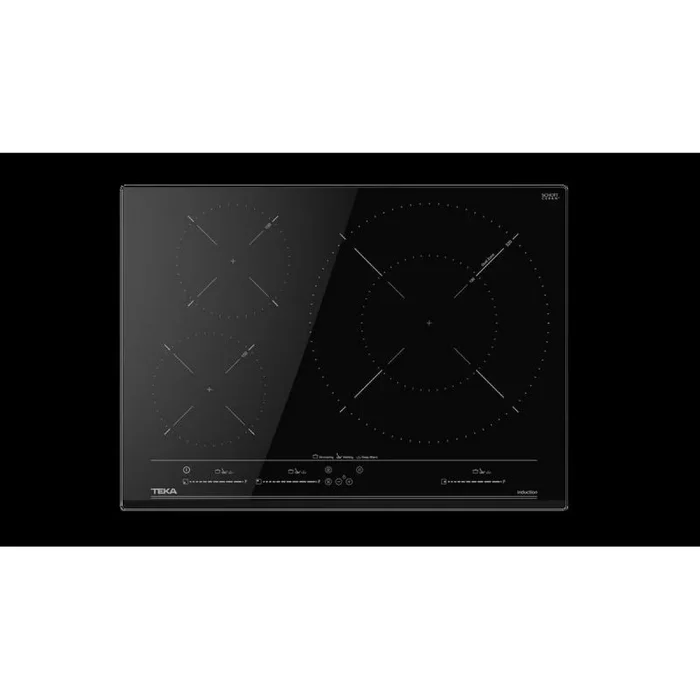 Teka IZC 53320 MSP – Placa de Inducción de 50 cm, Control Táctil MultiSlider, 3 Zonas de Cocinado, Función Power Plus y Stop & Go, Color Cristal Negro