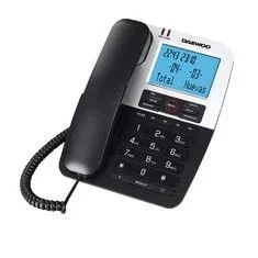 Telefono sobremesa daewoo dtc – 410 – manos libres – transferencia llamada – negro
