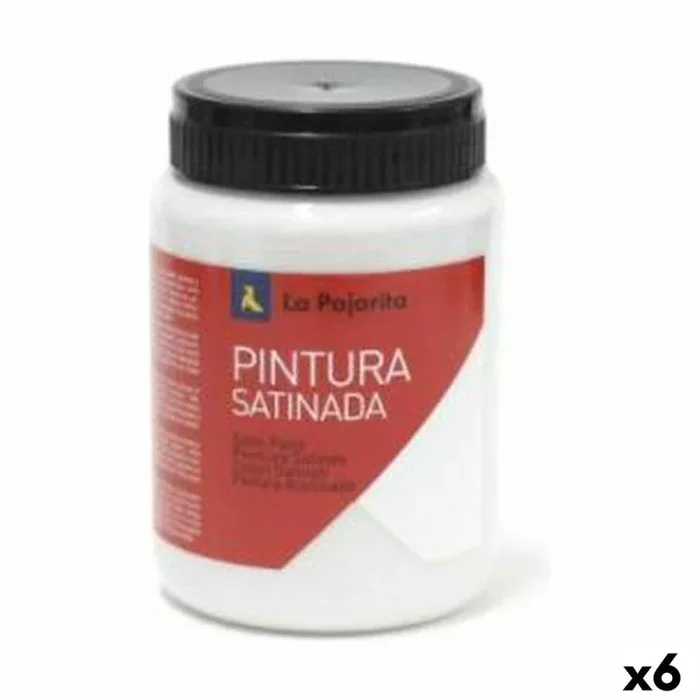 Témpera la pajarita l-19 6 piezas gris escolar satinado