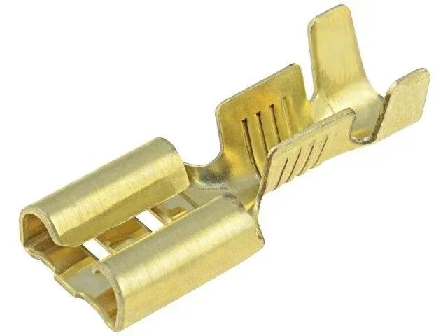 Terminal Faston Hembra 6,3mm Sin Aislar (100 UDS)