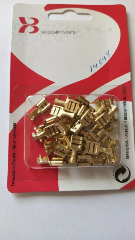 Terminales Faston Hembra De 6,3mm Sin Aislar (35uds.)