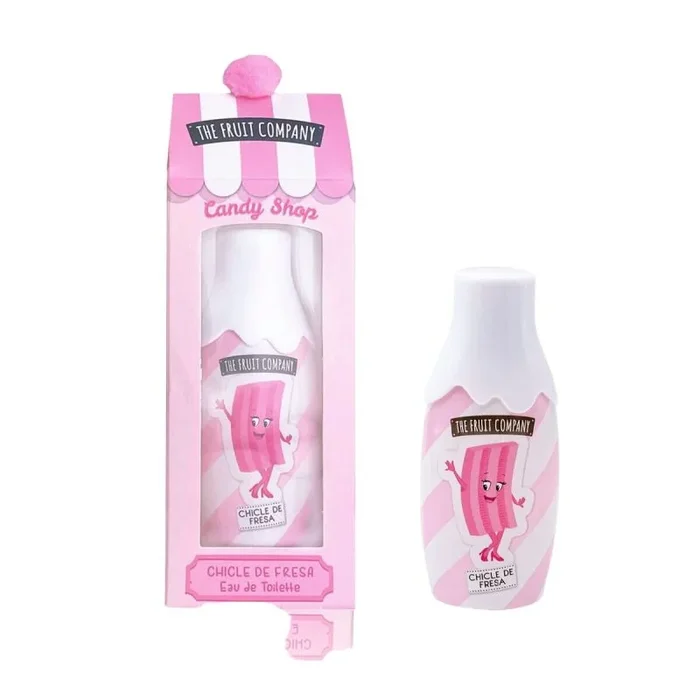 THE FRUIT COMPANY Colonia Eau de Toilette CHICLE DE FRESA 40 ml Fragancia Origen ESPAÑA Para Mujeres Edición Golosina