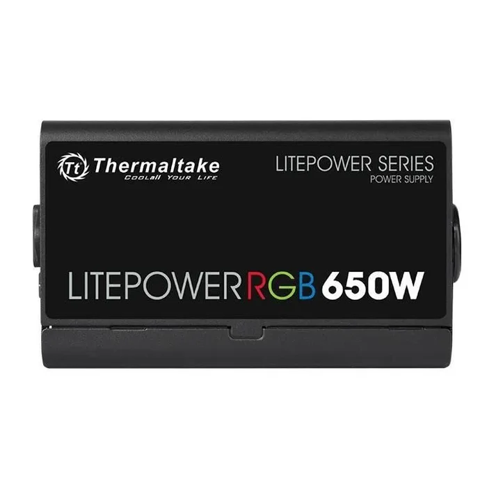 Thermaltake Litepower RGB unidad de fuente de alimentación 650 W ATX Negro