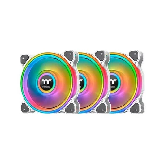 Thermaltake Riing Quad 12 RGB Radiator Fan TT Premium Edition Single Fan Pack – White