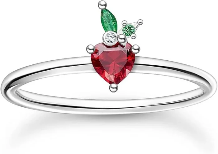 Thomas Sabo anillo fresa plata plata de ley 925 TR2350-699-7-60