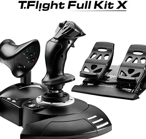 Thrustmaster T.Flight Full Kit X Negro USB Palanca de mando Analógico/Digital PC, Xbox