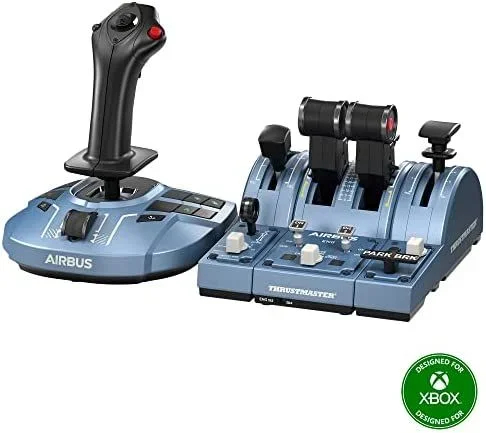 Thrustmaster TCA Captain Pack X Airbus Edition Negro, Gris USB Joystick/Palanca de control lateral + cuadrante de aceleración Analógico PC, Xbox