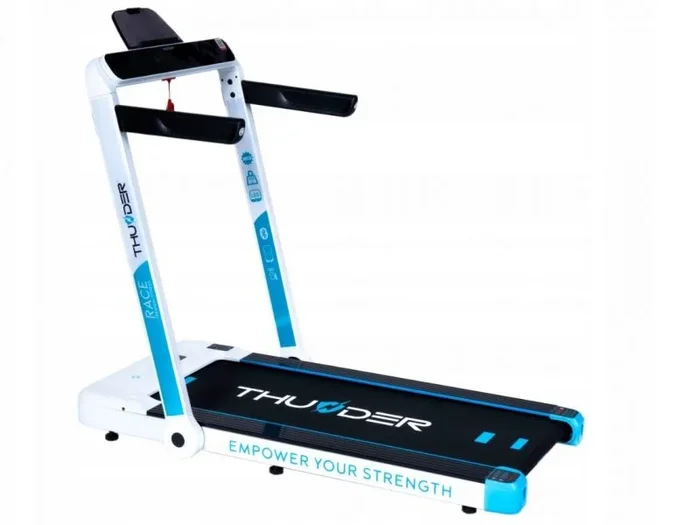 Thunder race cinta de correr eléctrica blanca