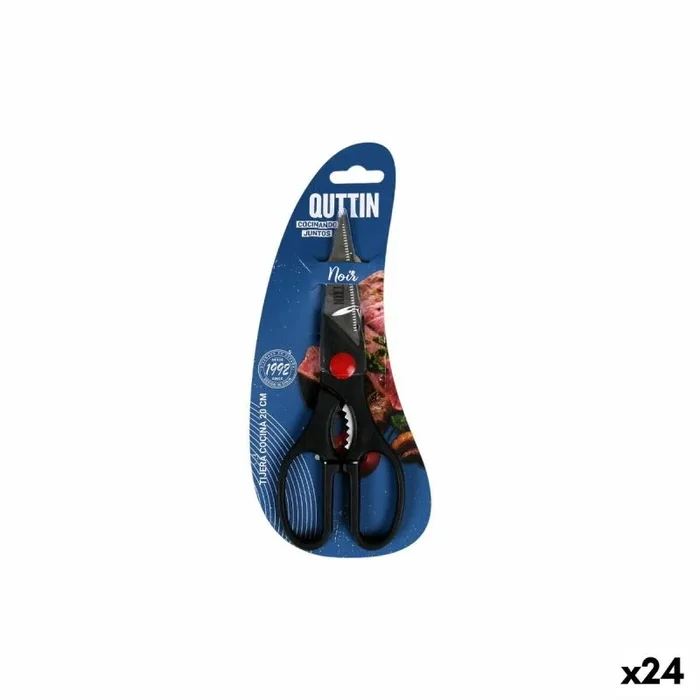 Tijeras quttin noir 20 cm (24 unidades)